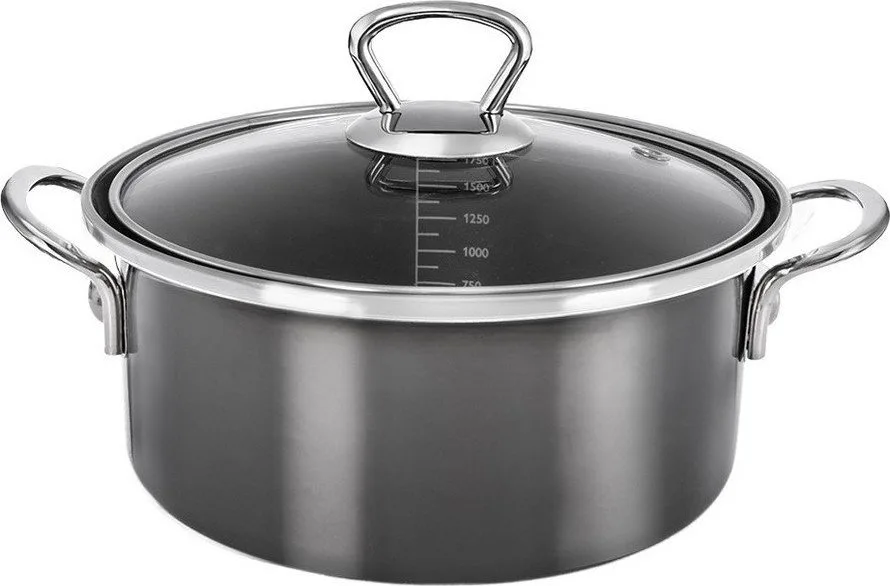 Smaltovaný kastrol s pokličkou 2,5 l Metalic – Orion