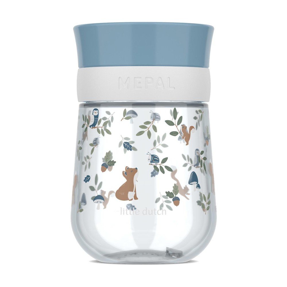 Světle modrý plastový dětský hrnek 300 ml Forest Friends by Little Dutch – Mepal Mepal