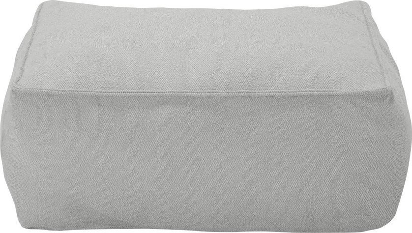 Světle šedá zahradní podnožka z textilie bouclé Grow – Blomus Blomus