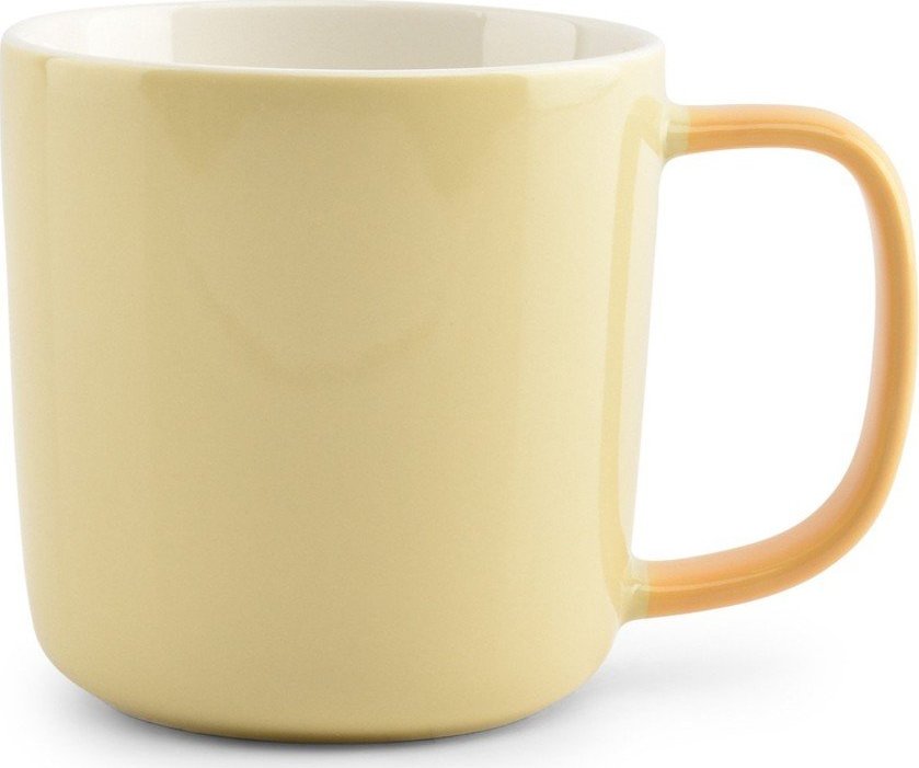 Světle žlutý hrnek z kostního porcelánu 370 ml Mae – ONA ONA