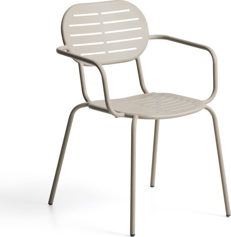 Taupe kovová zahradní židle Brai – Kave Home Kave Home