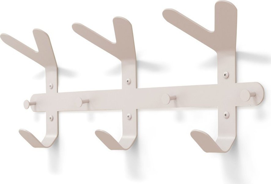 Taupe ocelový nástěnný věšák 66 cm Frondo – Spinder Design Spinder Design