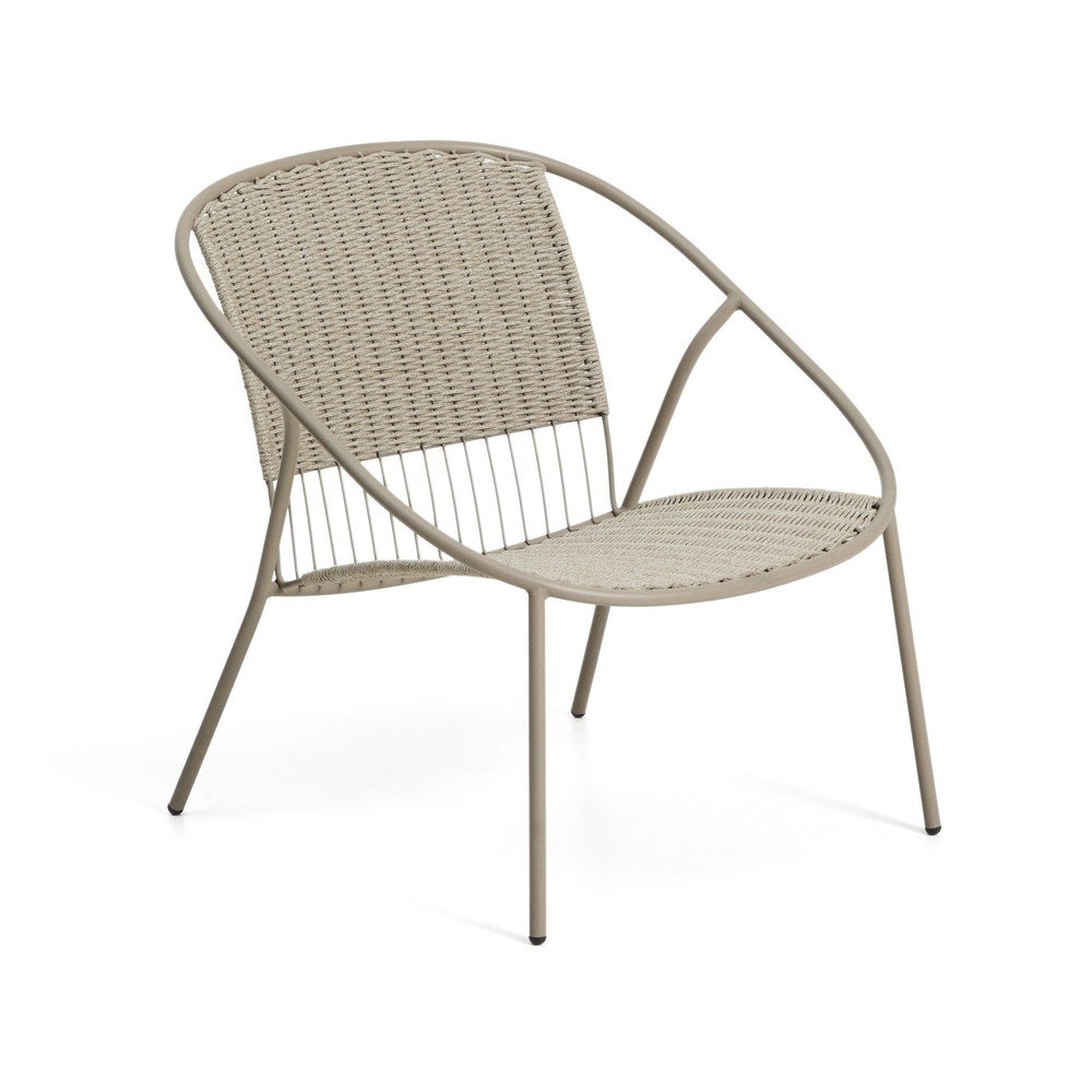 Taupe zahradní křeslo Atrani – Kave Home Kave Home