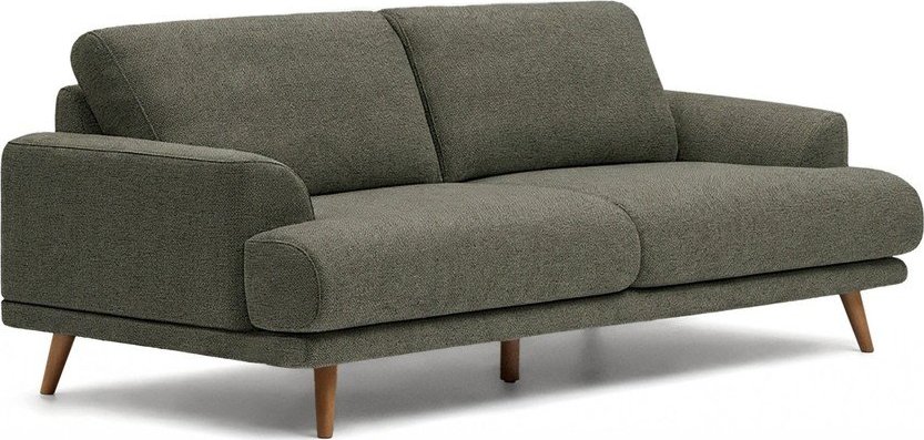 Tmavě zelená žinylková pohovka 211 cm Karin – Kave Home Kave Home