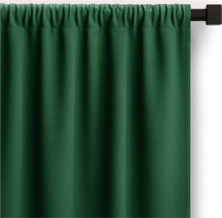 Tmavě zelený dimout závěs 200x250 cm Carli – Restilo Restilo