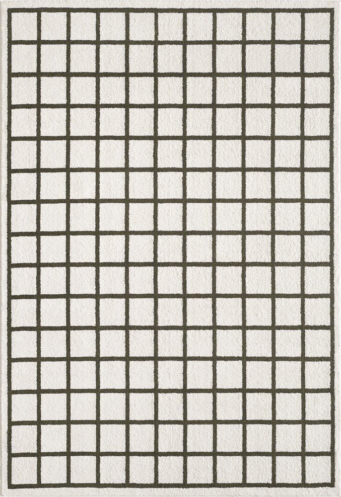 Tmavě zelený/krémový koberec 160x230 cm Picnic – ESTE Este