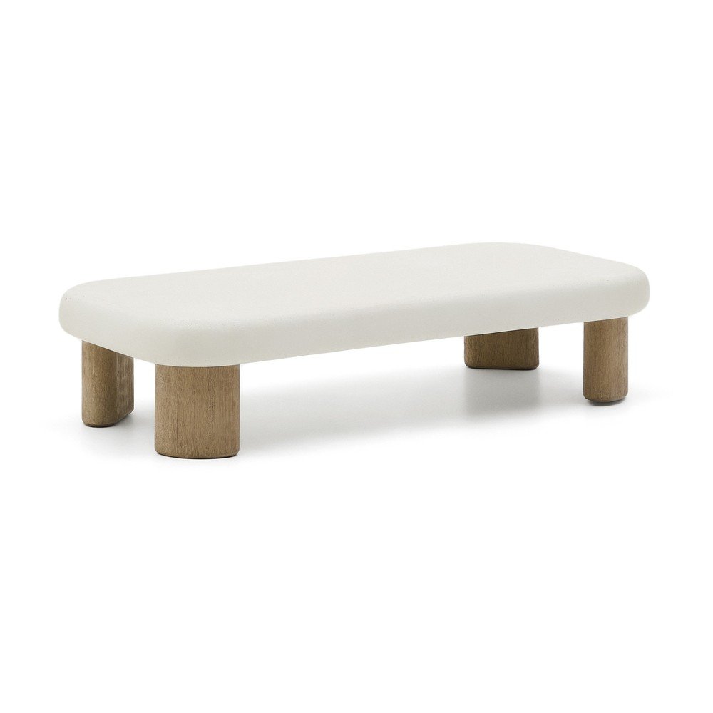 Zahradní konferenční stolek s betonovou deskou 70x140 cm Labra – Kave Home Kave Home