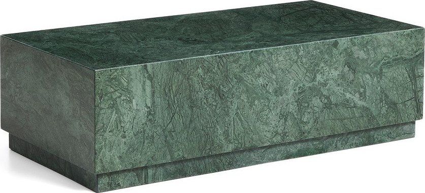 Zelený mramorový konferenční stolek 50x100 cm Sorein – Kave Home Kave Home