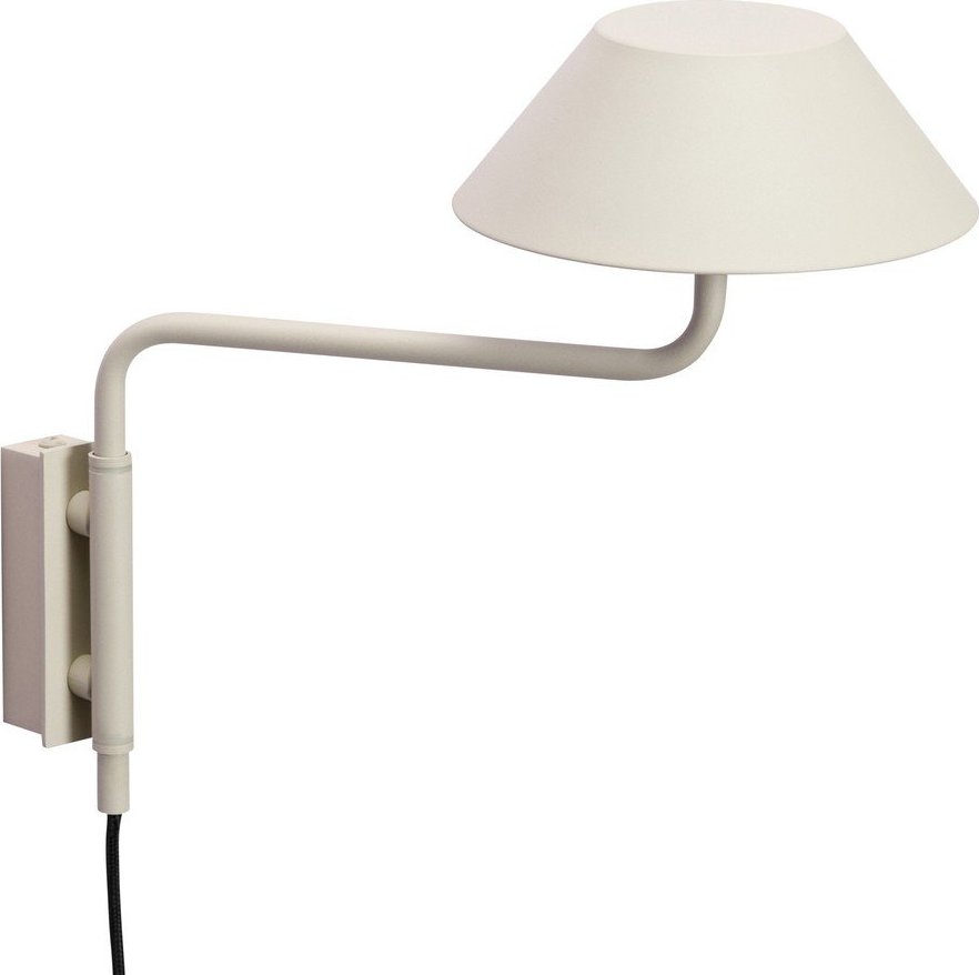 Béžové kovové LED stmívatelné nástěnné svítidlo do zásuvky ø 30 cm Cover – Hübsch Hübsch