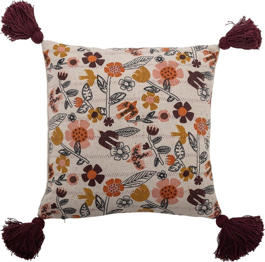 Dekorační polštář s příměsí bavlny 45x45 cm Vivielle – Bloomingville Bloomingville