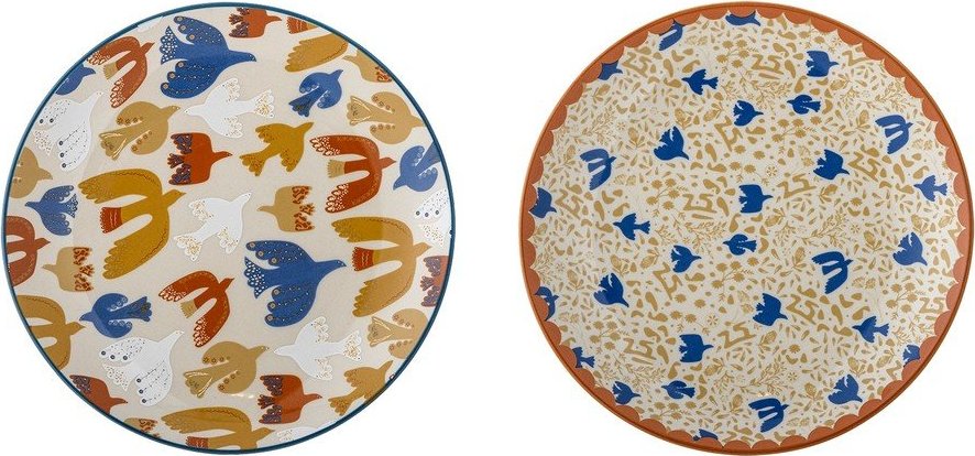 Dezertní talíře v sadě 2 ks z kameniny ø 20 cm Anniversary – Bloomingville Bloomingville