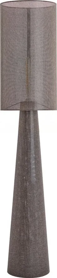 Hnědá stojací lampa s textilním stínidlem (výška 180 cm) Micky – Light & Living