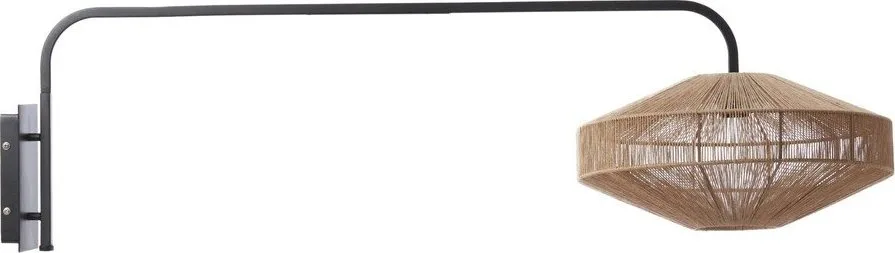 Kovové nástěnné svítidlo do zásuvky v přírodní barvě ø 43 cm Lyra – Light & Living