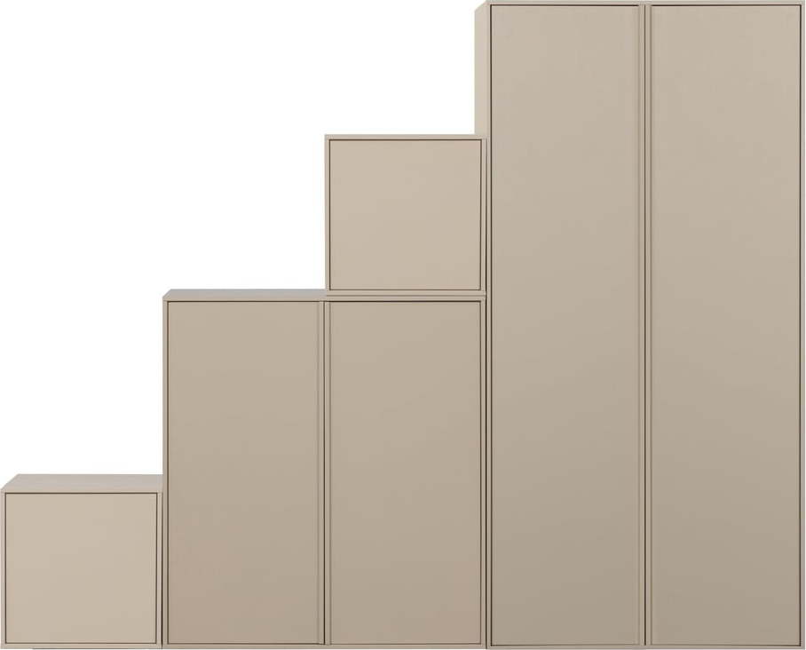 Krémová modulární skříň z borovicového dřeva 250x200 cm Daily – vtwonen vtwonen
