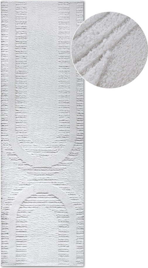 Krémový běhoun 80x240 cm Bartoux Cream White – Elle Decoration Elle Decoration
