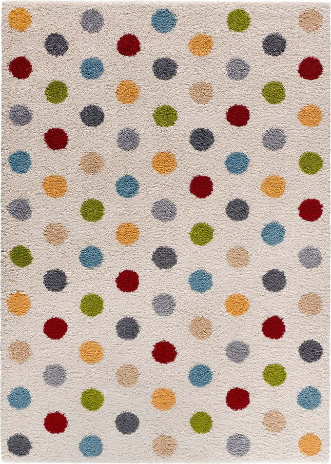 Krémový koberec 57x110 cm Norge Dots – Universal Universal