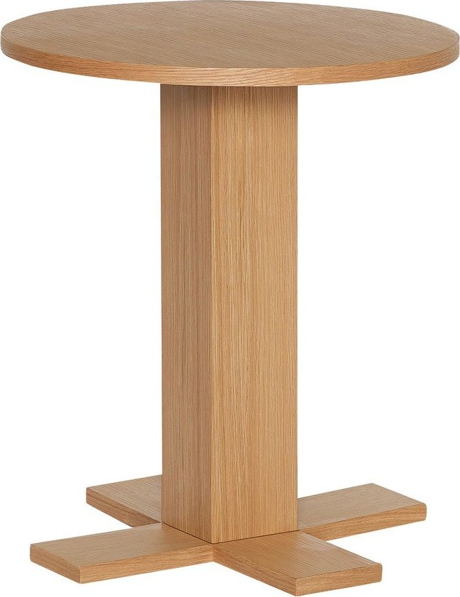 Kulatý odkládací stolek v dekoru dubu ø 45 cm Koohi – Hübsch Hübsch