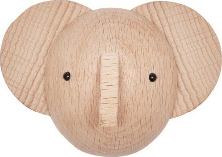 Nástěnný háček z bukového dřeva v přírodní barvě Elephant – OYOY Mini OYOY MINI