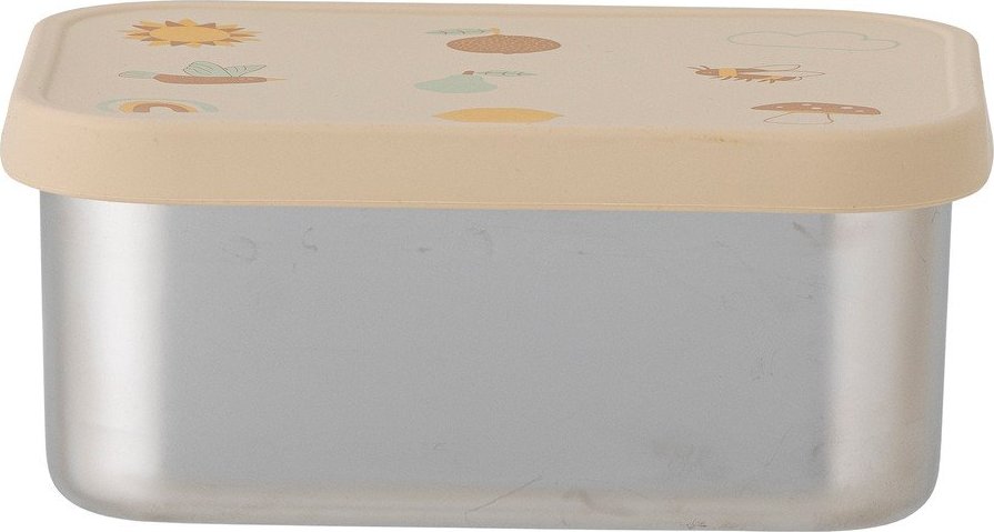 Nerezový dětský svačinový box ve stříbrné barvě Agnes – Bloomingville Mini Bloomingville Mini