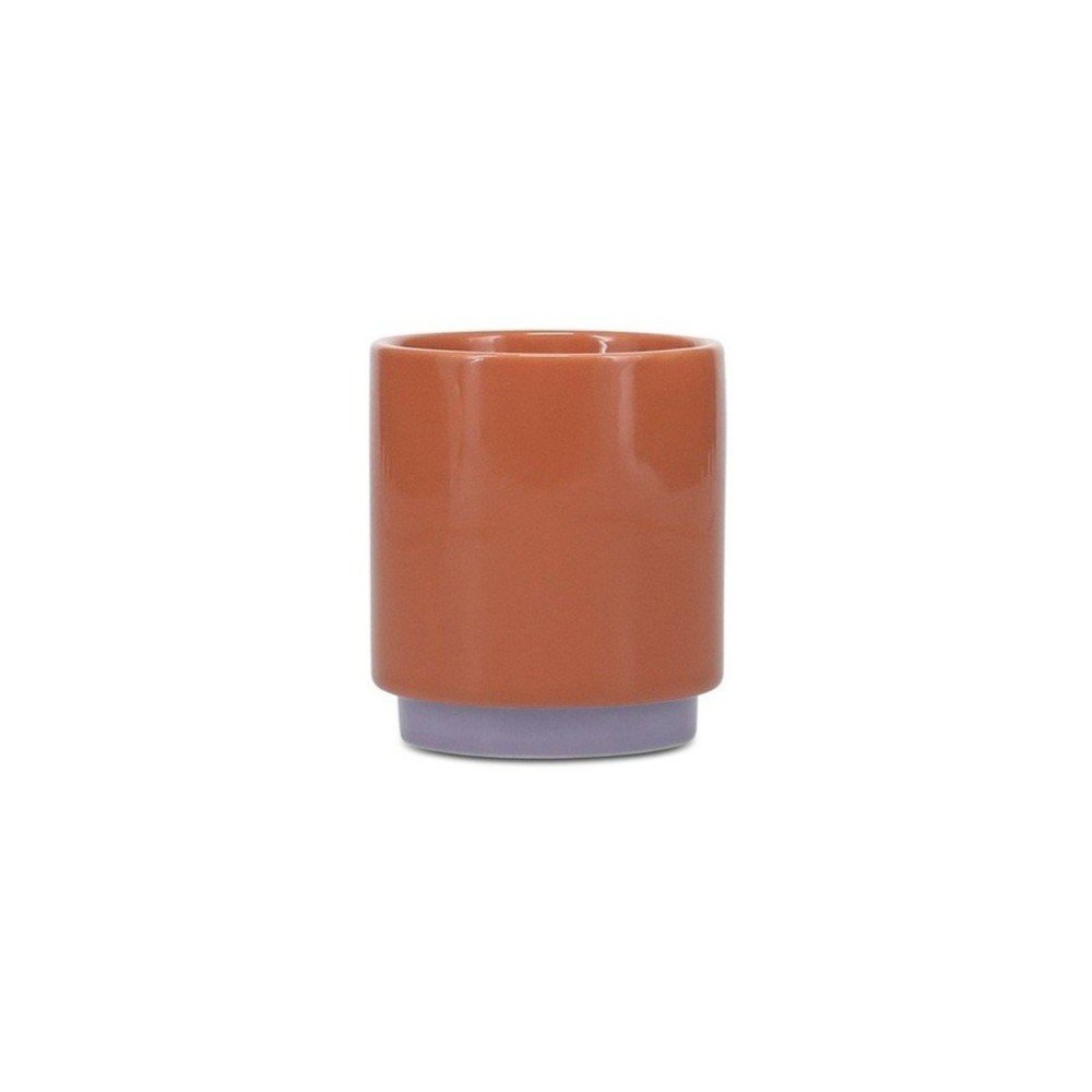 Oranžový/fialový kameninový šálek 130 ml Duo – ONA ONA