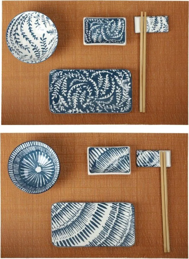 Porcelánová sada na sushi 12 ks – Brandani