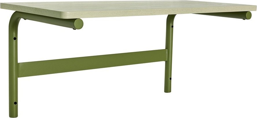 Pracovní stůl nástěnný s deskou v dekoru jasanového dřeva 40x80 cm Koi – Hübsch Hübsch
