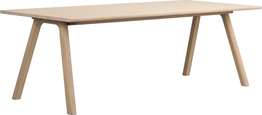 Rozkládací jídelní stůl z dubového dřeva 95x220 cm Clapperton – Rowico Rowico