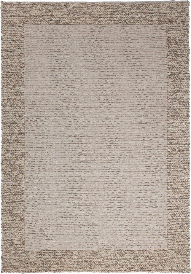 Ručně tkaný koberec s příměsí vlny v přírodní barvě 120x170 cm Rue – Flair Rugs Flair Rugs