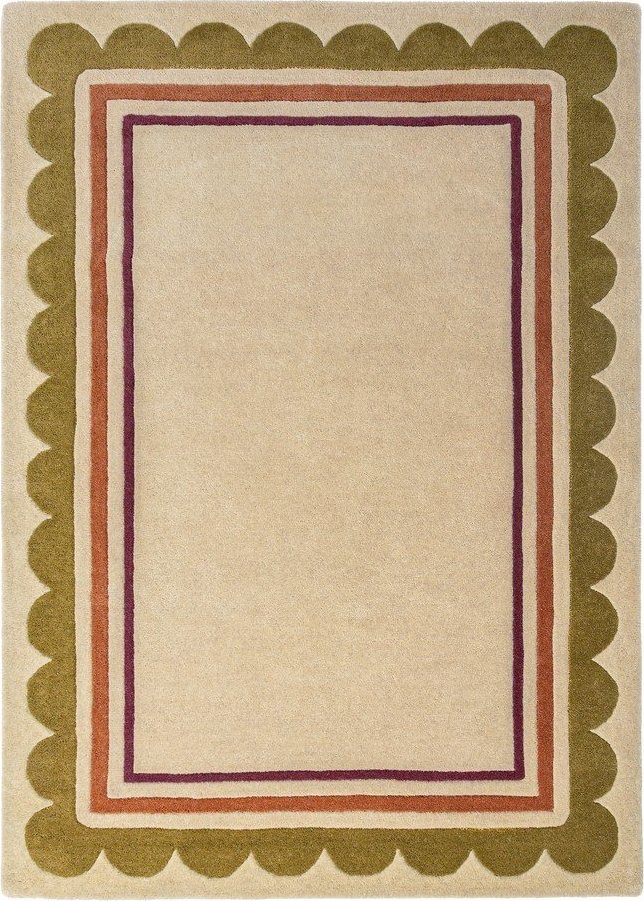 Ručně tkaný vlněný koberec v přírodní barvě 160x230 cm Lois – Flair Rugs Flair Rugs