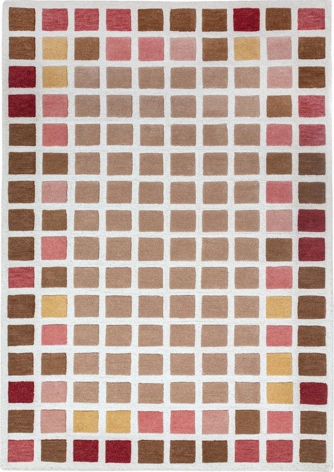 Růžový ručně tkaný vlněný koberec 160x230 cm Renga Wool – Flair Rugs Flair Rugs