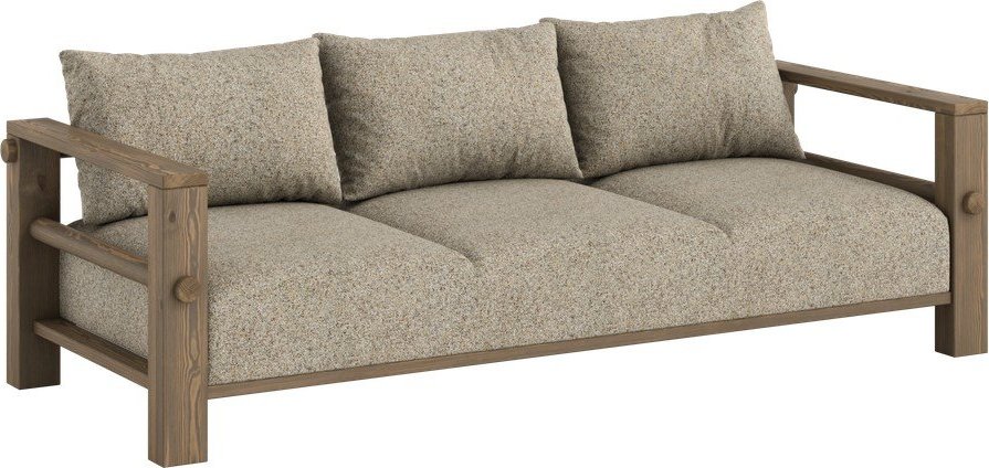 Šedá pohovka 225 cm Bare – Karup Karup