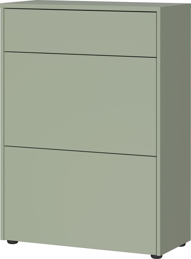 Šedozelená matná skříňka 70x99x34 cm Binetto – Germania Germania
