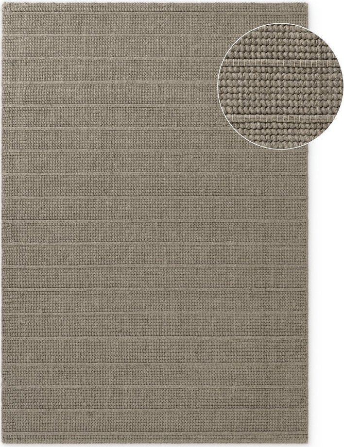 Šedý ručně tkaný vlněný koberec 80x150 cm Camden Parker – Ted Baker Ted Baker