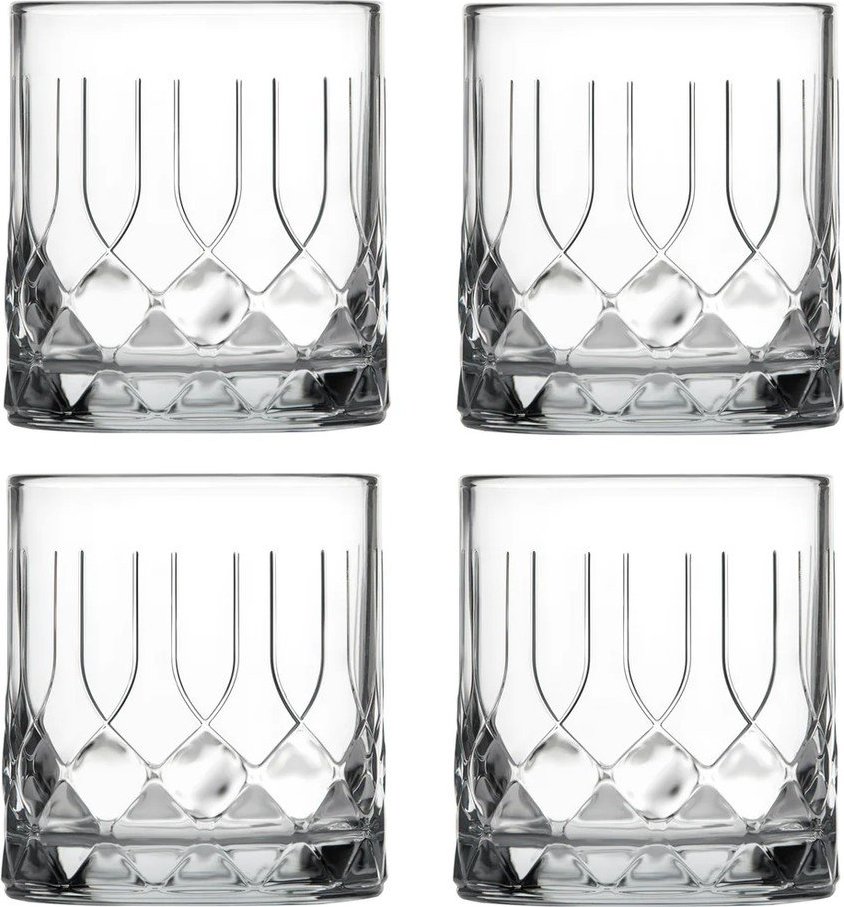 Sklenice v sadě 4 ks na whiskey 340 ml Chicago – La Rochére La Rochére