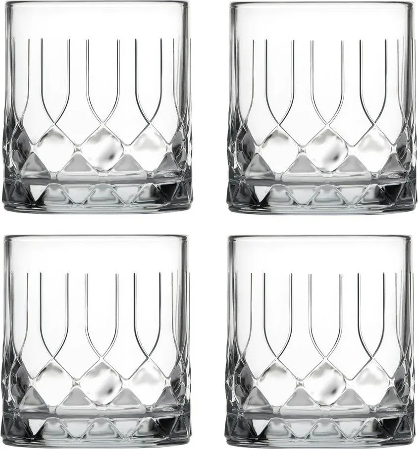 Sklenice v sadě 4 ks na whiskey 340 ml Chicago – La Rochére