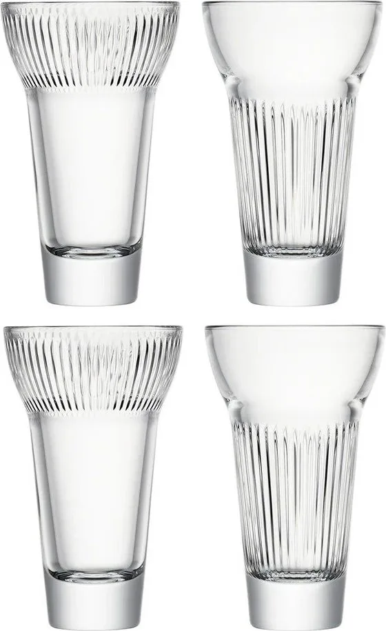 Skleničky v sadě 4 ks na panáky 220 ml Mix – La Rochére