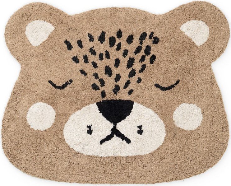 Světle hnědý pratelný/ručně tkaný bavlněný dětský koberec 93x120 cm Snuggle Bea – Hanse Home Hanse Home