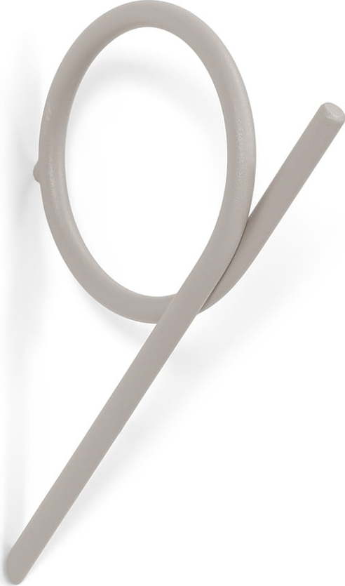 Taupe nástěnný ocelový háček Tuba S – Spinder Design Spinder Design