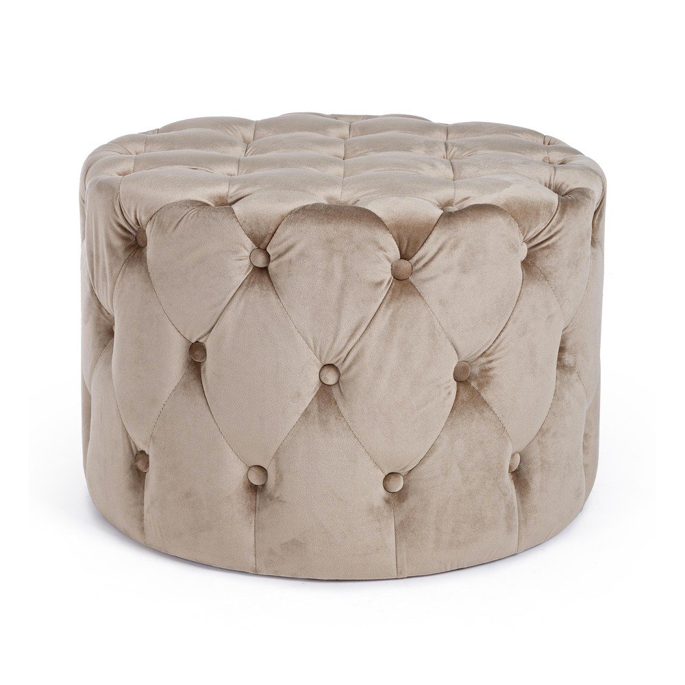 Taupe taburet Lorella – Yes Everyday Yes Everyday