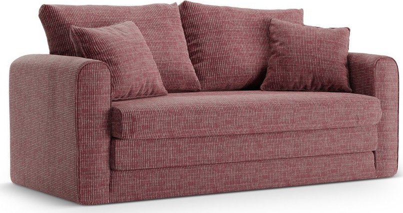 Tmavě růžová rozkládací pohovka 158 cm Lido – Micadoni Micadoni