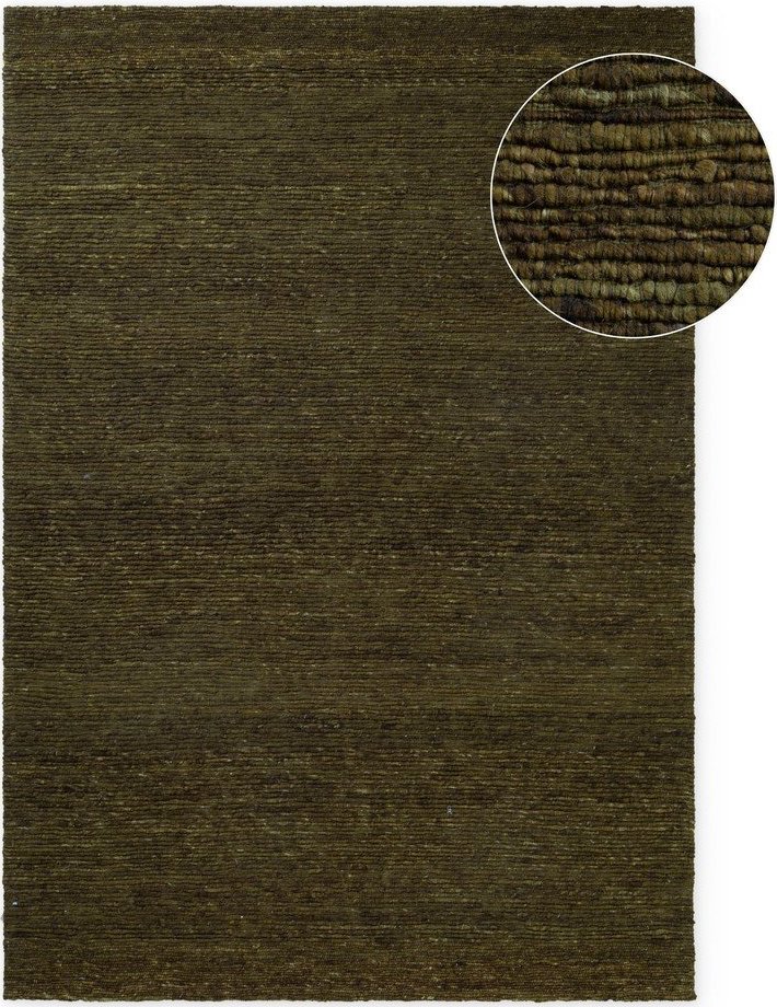 Tmavě zelený ručně tkaný vlněný koberec 160x230 cm Bexley Woolwich – Ted Baker Ted Baker