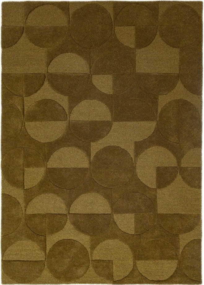 Tmavě zelený ručně tkaný vlněný koberec 160x230 cm Gigi – Flair Rugs Flair Rugs