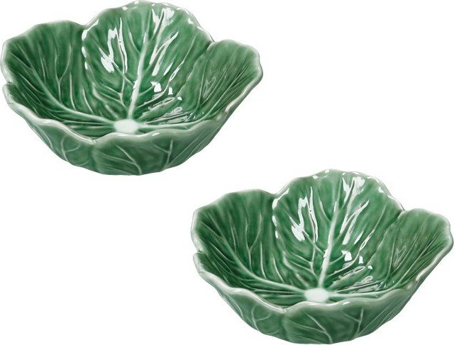 Zelené porcelánové servírovací misky v sadě 2 ks 500 ml Vegan – Brandani Brandani
