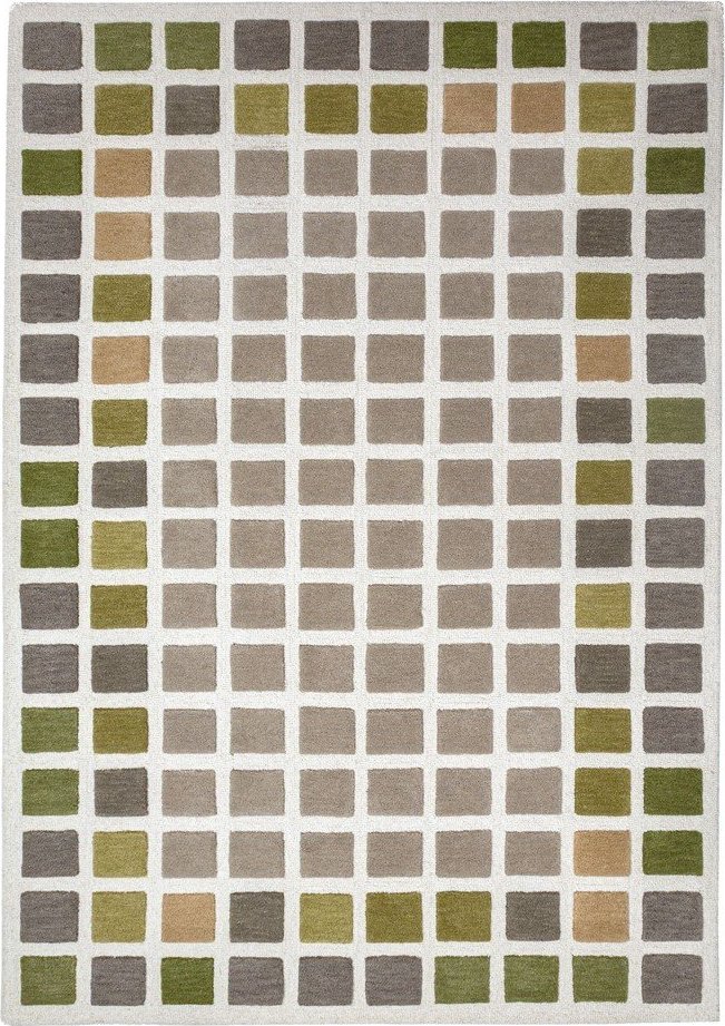 Zelený ručně tkaný vlněný koberec 140x200 cm Renga Wool – Flair Rugs Flair Rugs