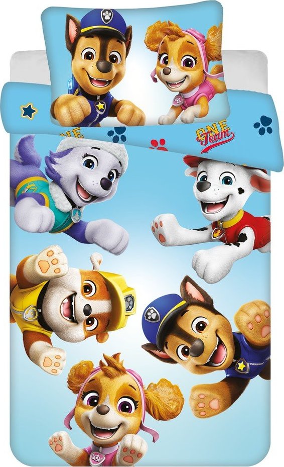 Bavlněné dětské povlečení do postýlky 100x135 cm Paw Patrol – Jerry Fabrics Jerry Fabrics