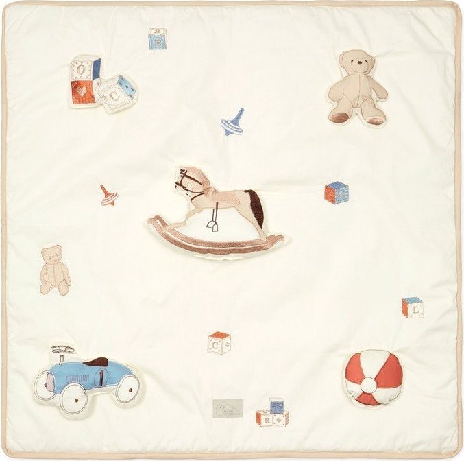 Béžová dětská hrací podložka 80x80 cm Vintage Toys – Cam Cam Copenhagen Cam Cam Copenhagen