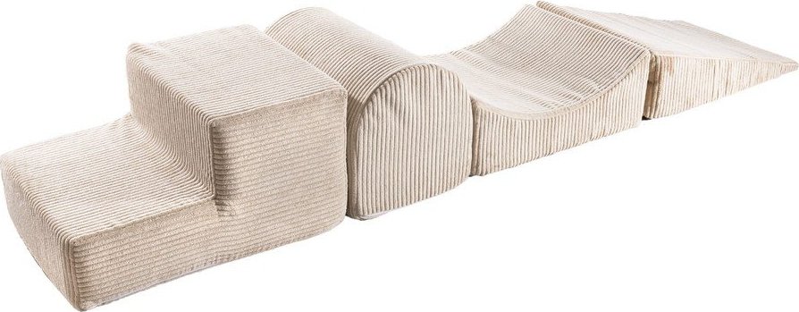 Béžové pěnové hřiště 4 ks výška 30 cm 45x193 cm – Meowbaby MeowBaby