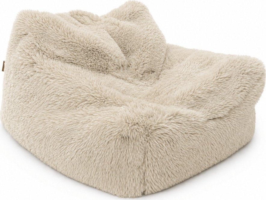 Béžový dětský sedací vak Mammoth – Meowbaby MeowBaby