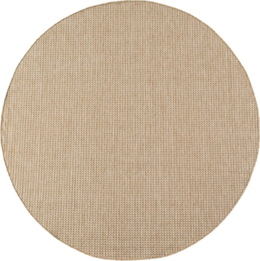 Béžový kulatý vnitřní a venkovní koberec ø 120 cm Mira 1450 – Ayyildiz Carpets Ayyildiz Carpets