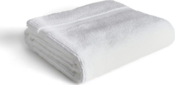 Bílá froté bavlněná osuška 70x140 cm Olvira – Kave Home Kave Home